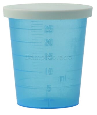 5 Messbecher 30 ml, blau
