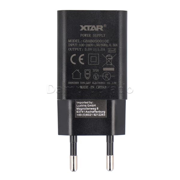 Universal AC Netzteil - 1A Stecker 5V für USB-Ladekabel