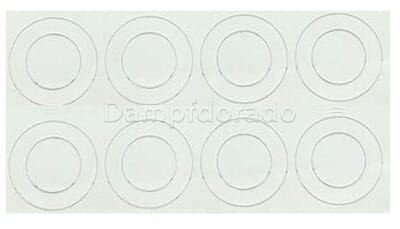 8 HPVC Isolierscheiben für 18650er Akkuzellen