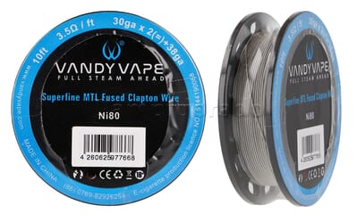 Vandy Vape Ni80 Superfine MTL Fused Clapton Draht